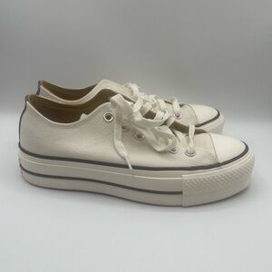 Converse Lift Platform Sneakers Natural white/blue M6/W8